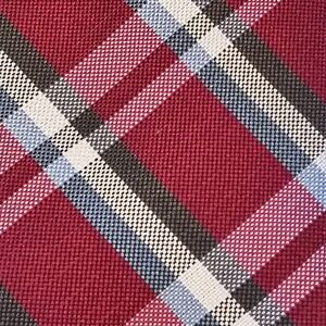 Red and Black Tartan Tie